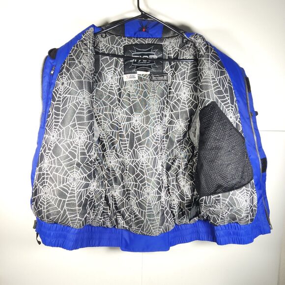 Spyder Men's Entrant Dermizax EV Large Blue Insulated FullZip Snowboarding Vest - Picture 4 of 13